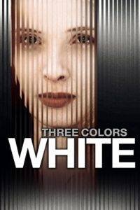 three colors white poster