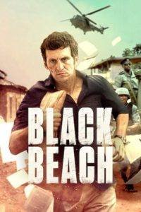 black beach poster